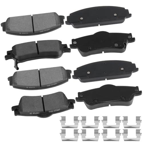 cciyu D1351 D1352 Front Rear Ceramic Brake Pads Kits 8pcs fit Fo 並行輸入品の画像