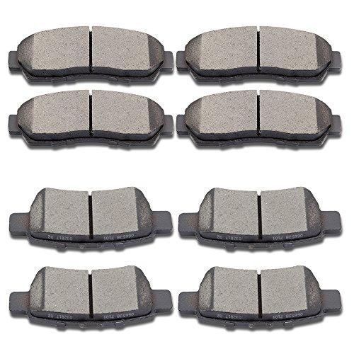 cciyu D1089 D1088 Front & Rear Professional Ceramic Brake Pads S 並行輸入品_1