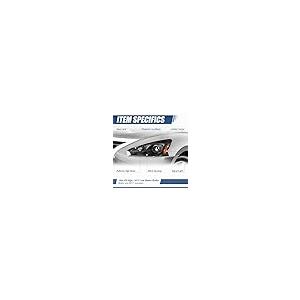 ブラックハウジングプロジェクターヘッドライトヘッドランプ交換用 日産アルティマセダン2013 2014 2015用 Auto Dy 並行輸入品の画像