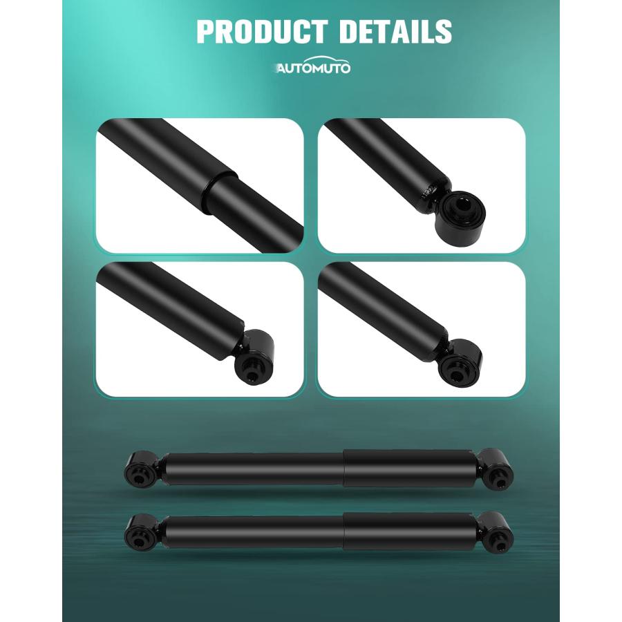 ブランド登録なし - Auto Shocks 341659 AUTOMUTO アブソーバーキット 2x 後押し緩衝器 2007 2012 日 並行輸入品