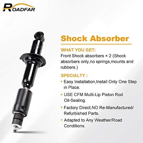 ROADFAR フロントストラットショックアブソーバー 2005 2010 日産フロンティア 2009 2012 スズキ イクエー 並行輸入品の画像