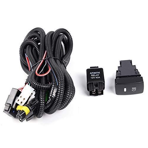 クリアレンズ ホンダ CR V CRV 2010 2011 フロントバンパー ドライビング ハロゲン フォグライトランプ 電球+ス 並行輸入品の画像