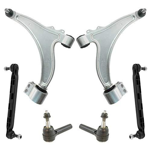 【並行輸入品】TRQ フロントコントロールアームボールジョイント スウェイバーリンク タイロッド サスペンションキットセット 6個入り TRQの画像