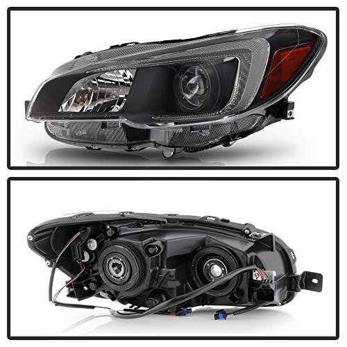 【並行輸入品】ACANII   [ハロゲンモデル] 2015 2021 スバル WRX ブラックハウジングプロジェクターヘッドライトヘッドライト_3