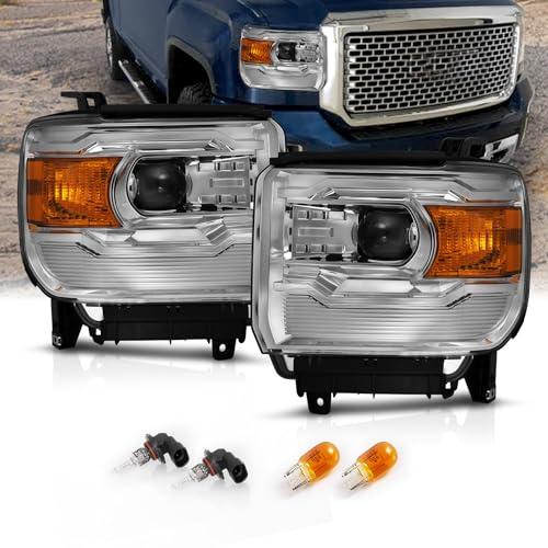 AmeriLite 2014 2015 GMC Sierra 1500/15 2017 2500HD 3500HD ブラックスクエ 並行輸入品_1