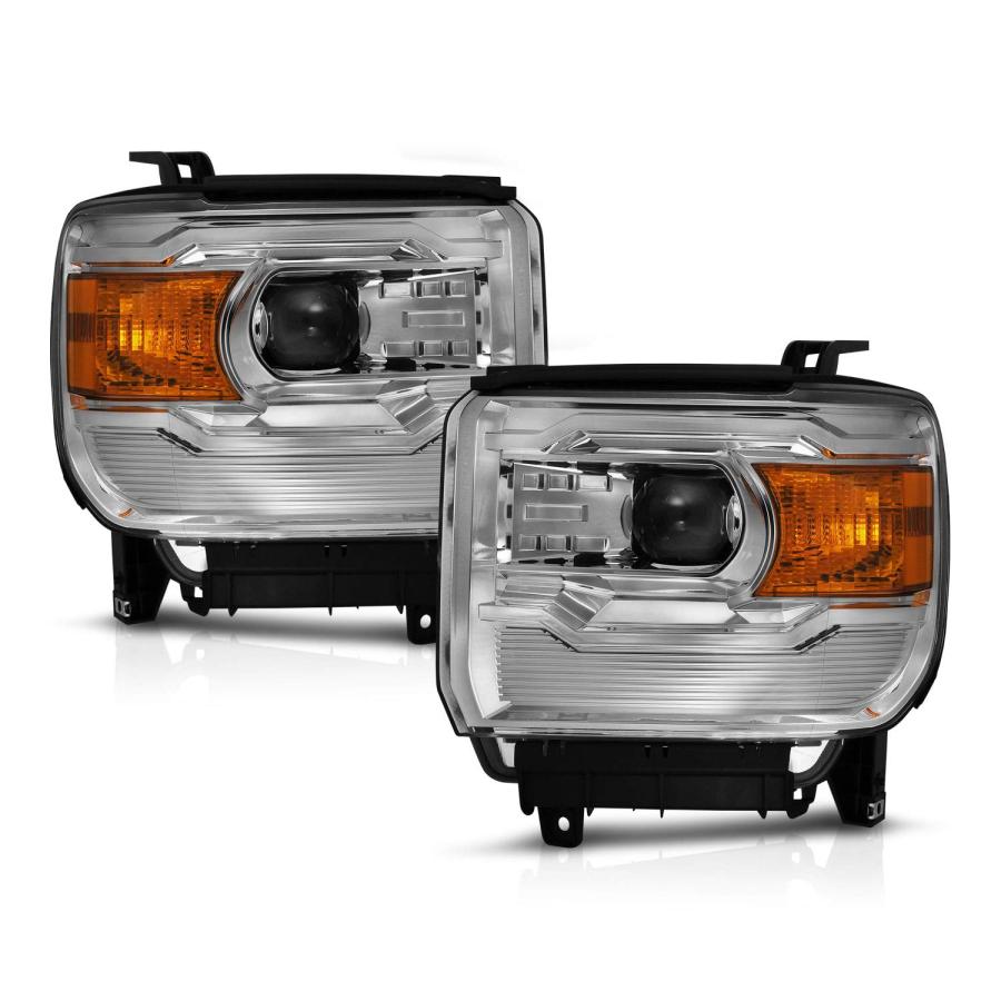 AmeriLite 2014 2015 GMC Sierra 1500/15 2017 2500HD 3500HD ブラックスクエ 並行輸入品_3