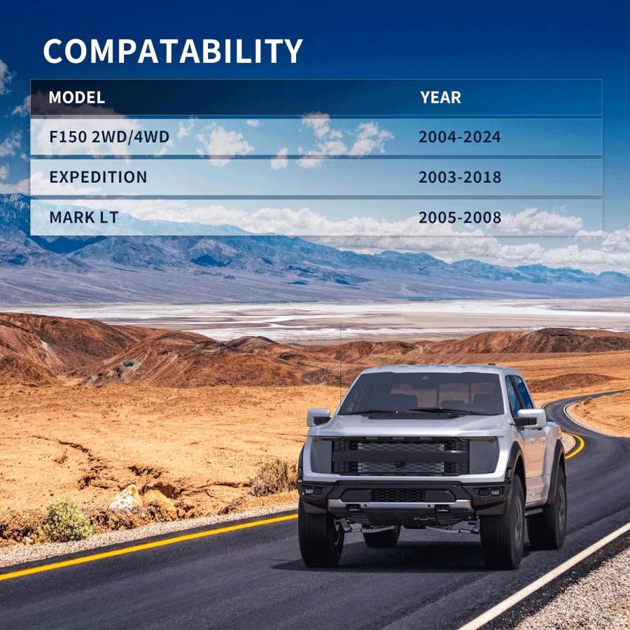 3インチ レベリングリフトキット 2004 2023 F150対応 レベリングリフトキット 2004 2023 F150 2WD 並行輸入品