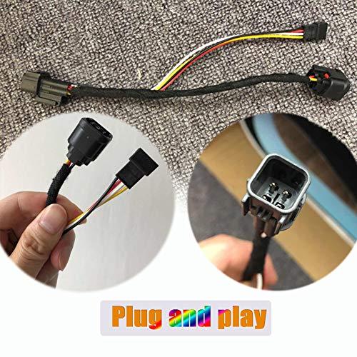 PGONE レッド LED リアバンパーリフレクター フォグブレーキテールライトランプキット 2017 2018 2019 ホンダ 並行輸入品_4