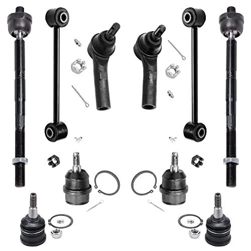 【並行輸入品】 Detroit Axle   10pc Front Suspension Kit for 2005 2010 Jeep Granの画像
