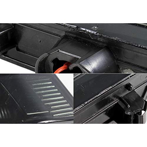 【並行輸入品】EPARTS スモークレンズ ホワイト LED フロントバンパーサイドマーカー パーキングライト ペア 2003 2007 インフ