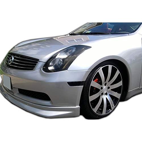 【並行輸入品】EPARTS スモークレンズ ホワイト LED フロントバンパーサイドマーカー パーキングライト ペア 2003 2007 インフ