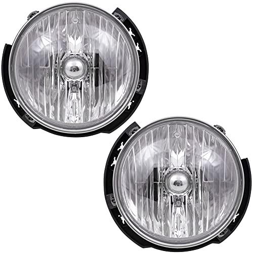 EPIC LIGHTING OEスタイル 交換用ヘッドライトアセンブリ Jeep 2007 2017 Wrangler 左ドライバ 並行輸入品の画像