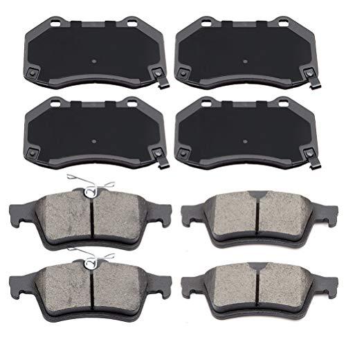 cciyu D1379 D1095 Front \u0026 Rear Professional Ceramic Brake Pads S 並行輸入品の画像