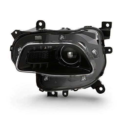 AKKON   2014 2018 JEEP Cherokee [ハロゲンタイプ] プロジェクター ブラック ヘッドライト ヘッド 並行輸入品_4
