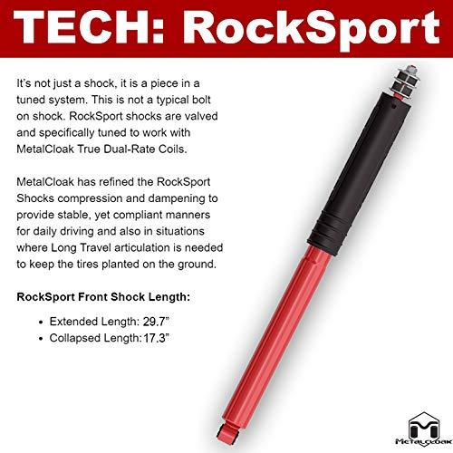 【並行輸入品】 Rocksport RED Performance Long(er) Travel Shock Absorbers by Met_9