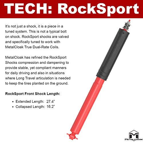 【並行輸入品】 RockSport RED Performance Long Travel Shock Absorbers by MetalCl_3