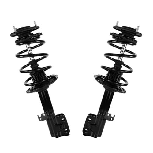 【並行輸入品】AutoShack CST100826PR フロントドライバーと助手席側のコンプリートストラットショックスプリングアセンブリ交換用の画像