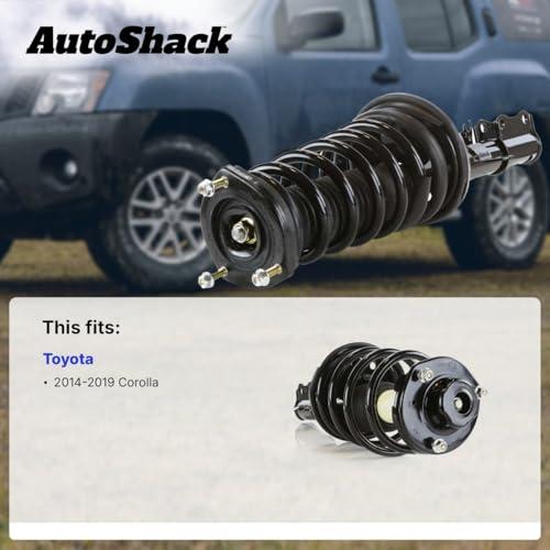 【並行輸入品】AutoShack CST100826PR フロントドライバーと助手席側のコンプリートストラットショックスプリングアセンブリ交換用の画像
