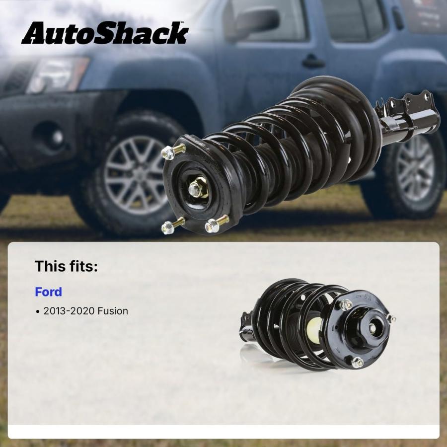 【並行輸入品】 AutoShack Front Complete Strut & Coil Spring Replacement for 201_3