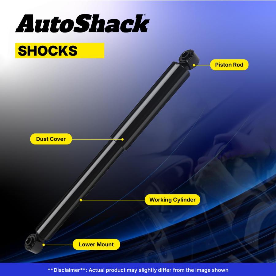 【並行輸入品】 AutoShack Rear Shock Absorbers Pair of 2 Driver and Passenger Si_6