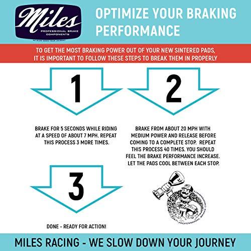 Miles Racing ディスクブレーキパッド 焼結 TEKTRO Auriga (HD M290, HD M291), Aur 並行輸入品_7