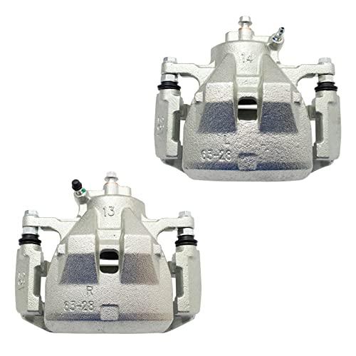 【並行輸入品】TRQ フロントディスクブレーキキャリパー ペアセット LH\u0026RH サイド カムリアバロン ES350対応 TRQ Front Bの画像