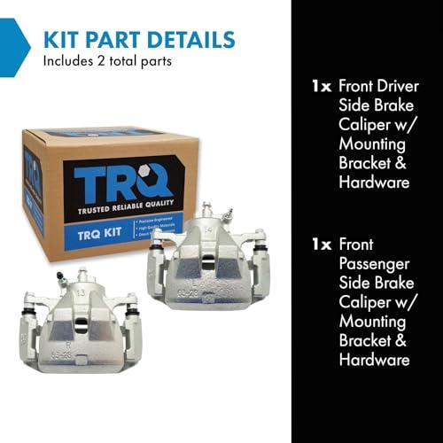 【並行輸入品】TRQ フロントディスクブレーキキャリパー ペアセット LH\u0026RH サイド カムリアバロン ES350対応 TRQ Front Bの画像
