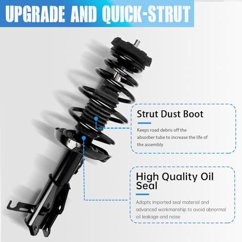 【並行輸入品】 Front Pair Complete Struts with Coil Spring Assembly Compatible_7
