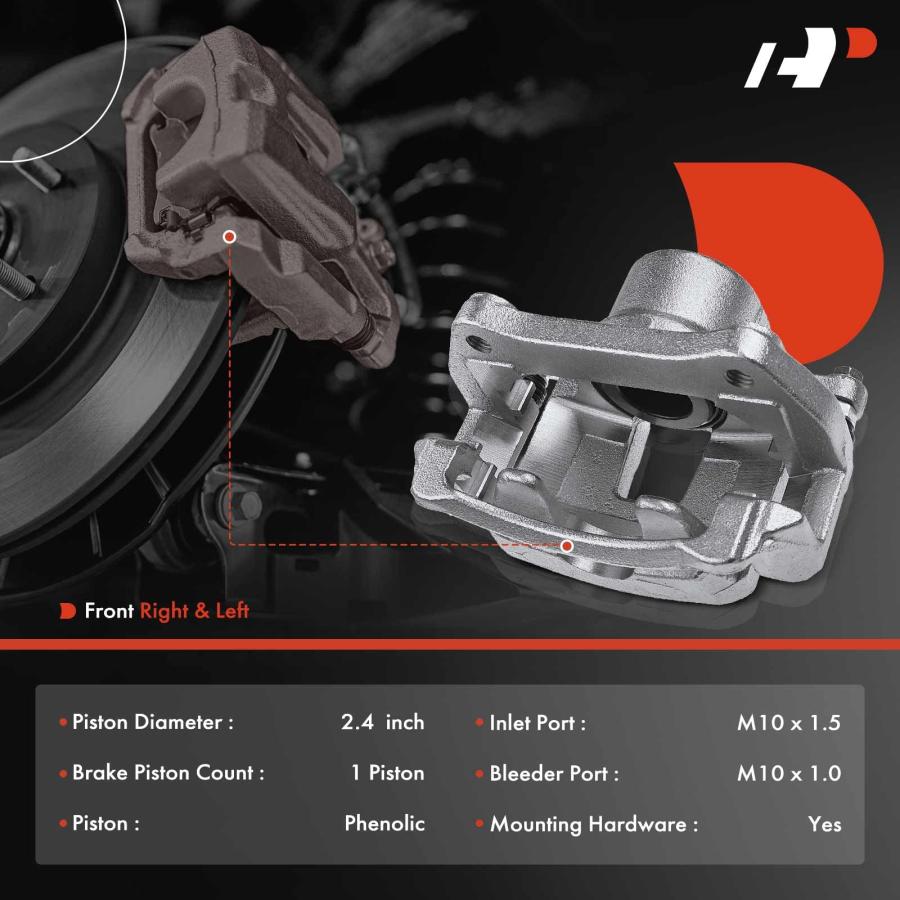 【並行輸入品】 A Premium Front Disc Brake Caliper Assembly with Bracket Compatiの画像