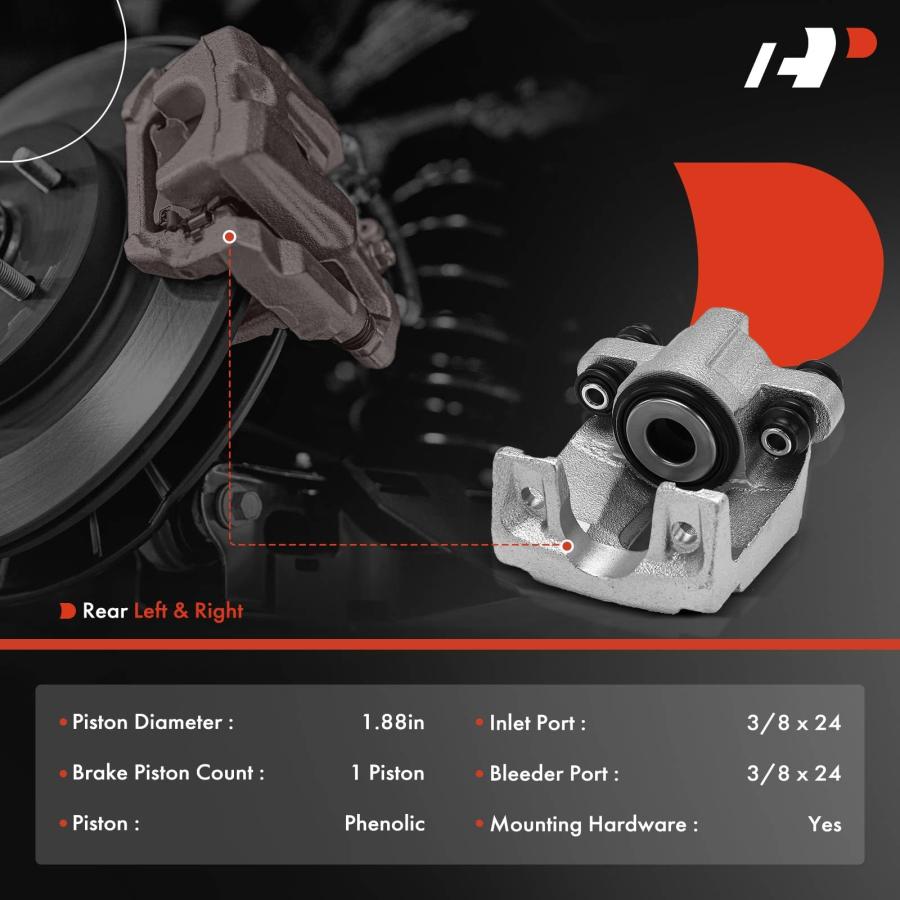 A Premium Disc Brake Caliper Assembly Without Bracket Compatible 並行輸入品_3
