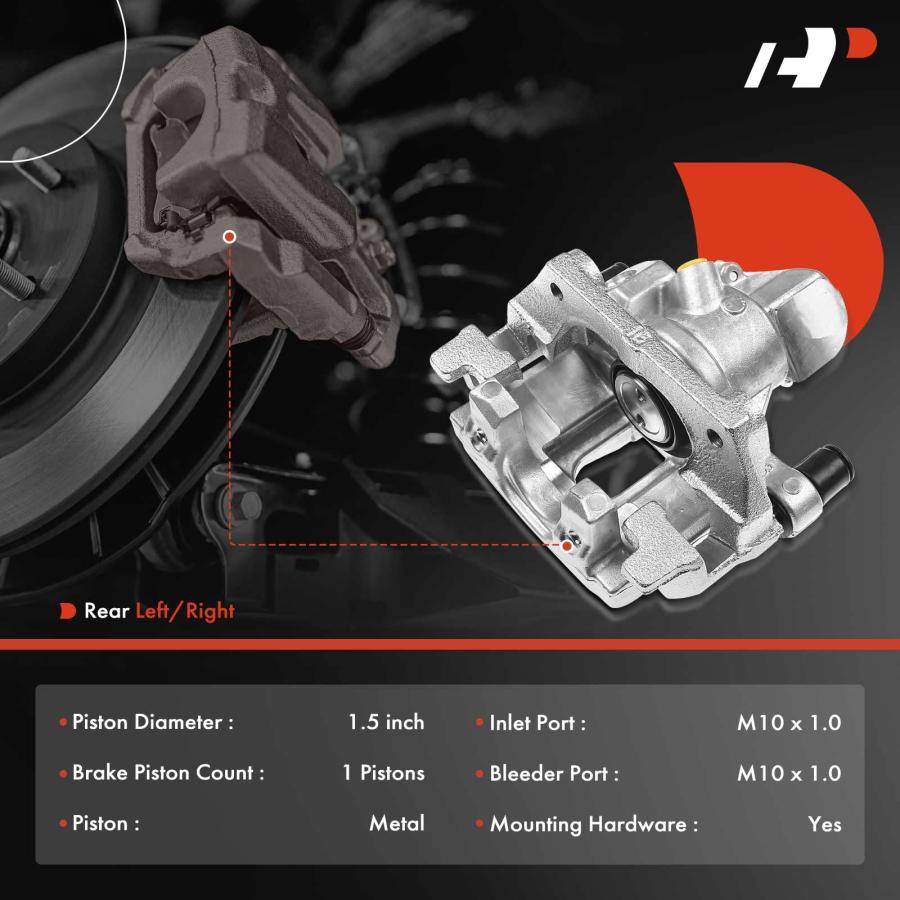 A Premium Disc Brake Caliper Assembly with Bracket Compatible wi 並行輸入品_3