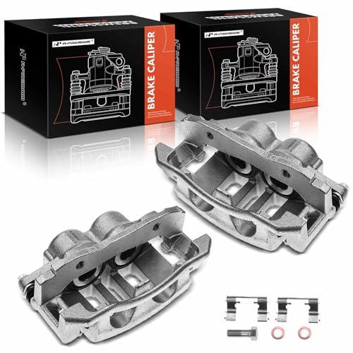 A Premium Front Disc Brake Caliper Assembly with Bracket Compati 並行輸入品の画像