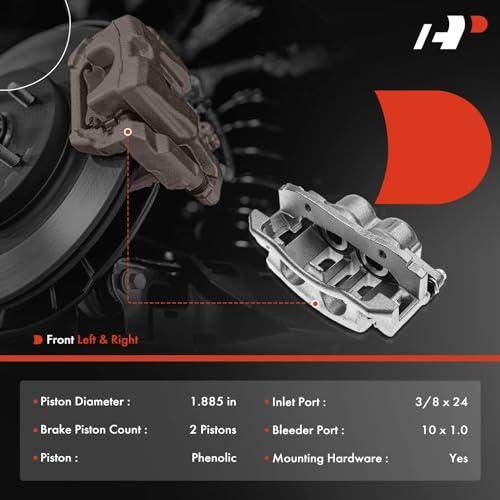 A Premium Front Disc Brake Caliper Assembly with Bracket Compati 並行輸入品の画像