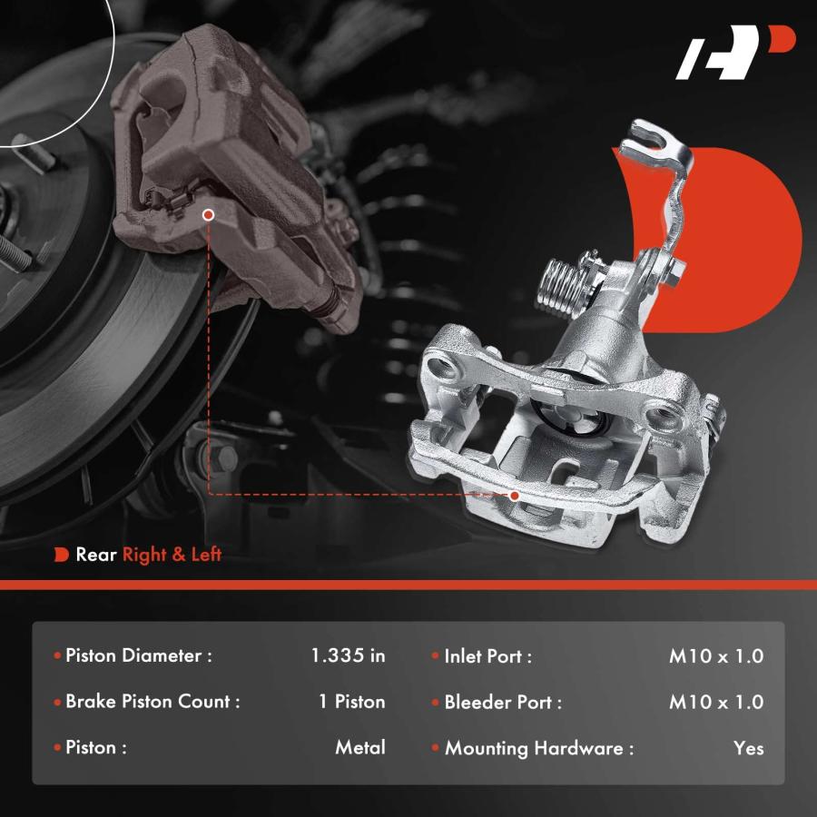 A Premium ディスクブレーキキャリパーアセンブリ ブラケット付き インフィニティと日産の一部のモデルに対応   G20 2 並行輸入品の画像