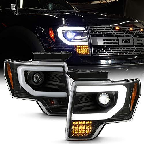 【並行輸入品】ACANII [ハロゲンモデル] 2009 2014 フォード F150 [低/高LEDプロジェクター内蔵] LED ウィンカ_1