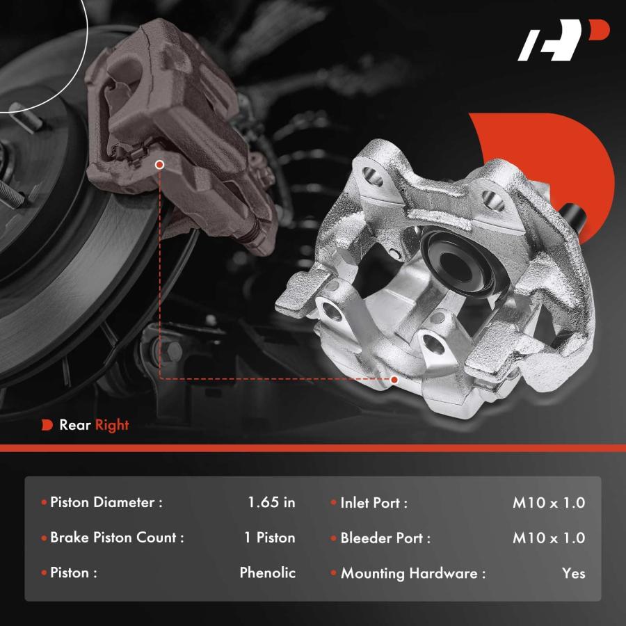 【並行輸入品】 A Premium Disc Brake Caliper Assembly with Bracket Compatible wi