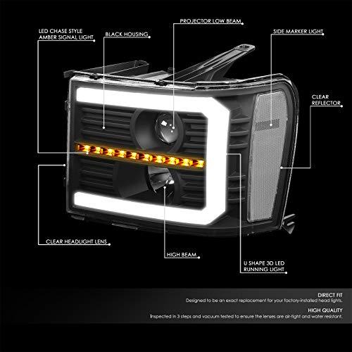 【並行輸入品】 DNA MOTORING HL LB T2 SIE07 BK CL1 Black Projector Headlight Witの画像