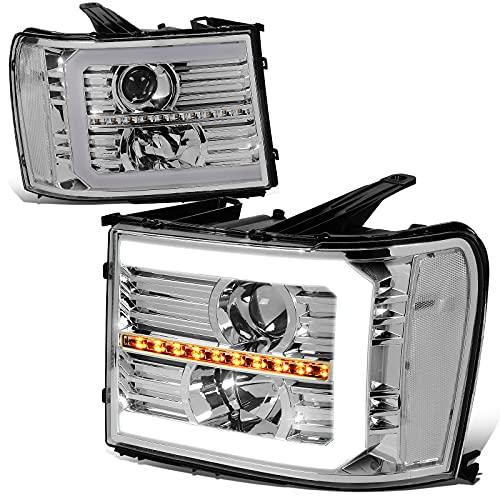 【並行輸入品】DNA Motoring HL LB T2 SIE07 CH CL1 クロームプロジェクターヘッドライト LED U Halo Dの画像