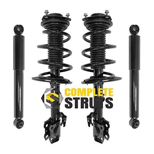 COMPLETESTRUTS フロントコンプリートストラットアセンブリ コイルスプリングとリアショックアブソーバー付き 交換用 並行輸入品_1