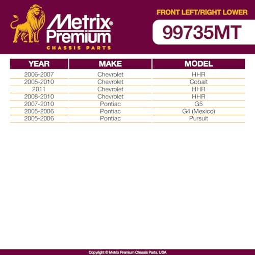 【並行輸入品】Metrix プレミアムフロント左右ローワーコントロールアーム RK620898 \u0026 RK620897 2005 2010 シボレ_4