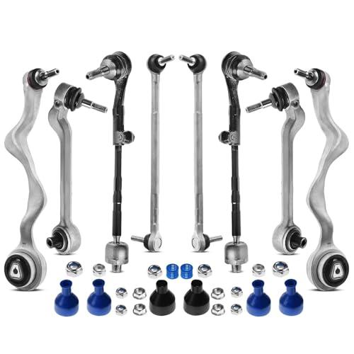 【並行輸入品】A Premium 8個セット、前部下部前方および後方コントロールアーム、スウェイバーリンク、内側&外側タイロッドエンドアセンブリ_1