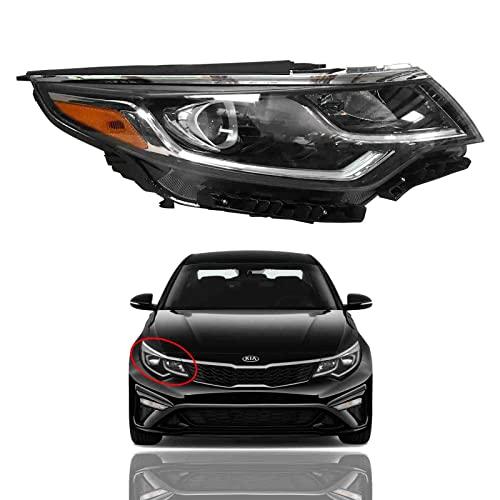 AutoModed フロントアフターマーケット ハロゲン ヘッドライトアセンブリ LED DRL付き 92102D5500 KI2 並行輸入品_4