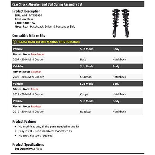 Marketplace Auto Parts   Rear Shock Absorber and Coil Spring Ass 並行輸入品の画像