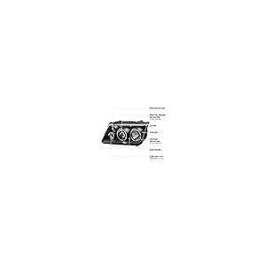 Carpartsinnovate For 99 05 LED Halo Projector Headlights Head La 並行輸入品の画像