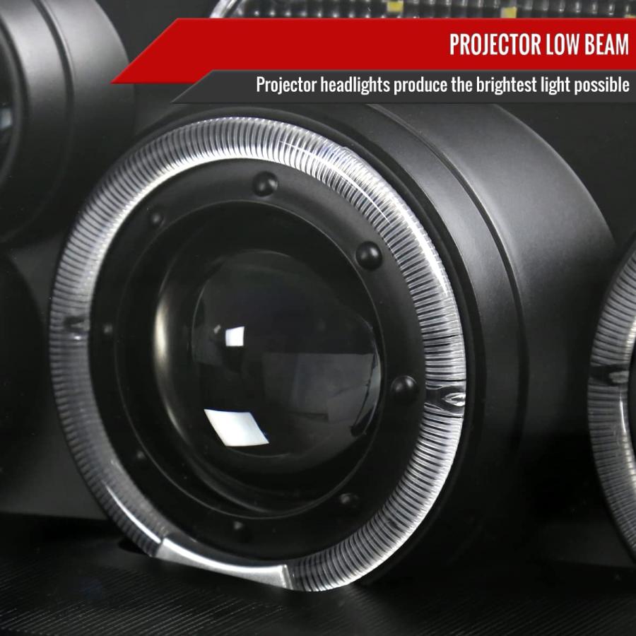 Carpartsinnovate For 99 05 LED Halo Projector Headlights Head La 並行輸入品の画像