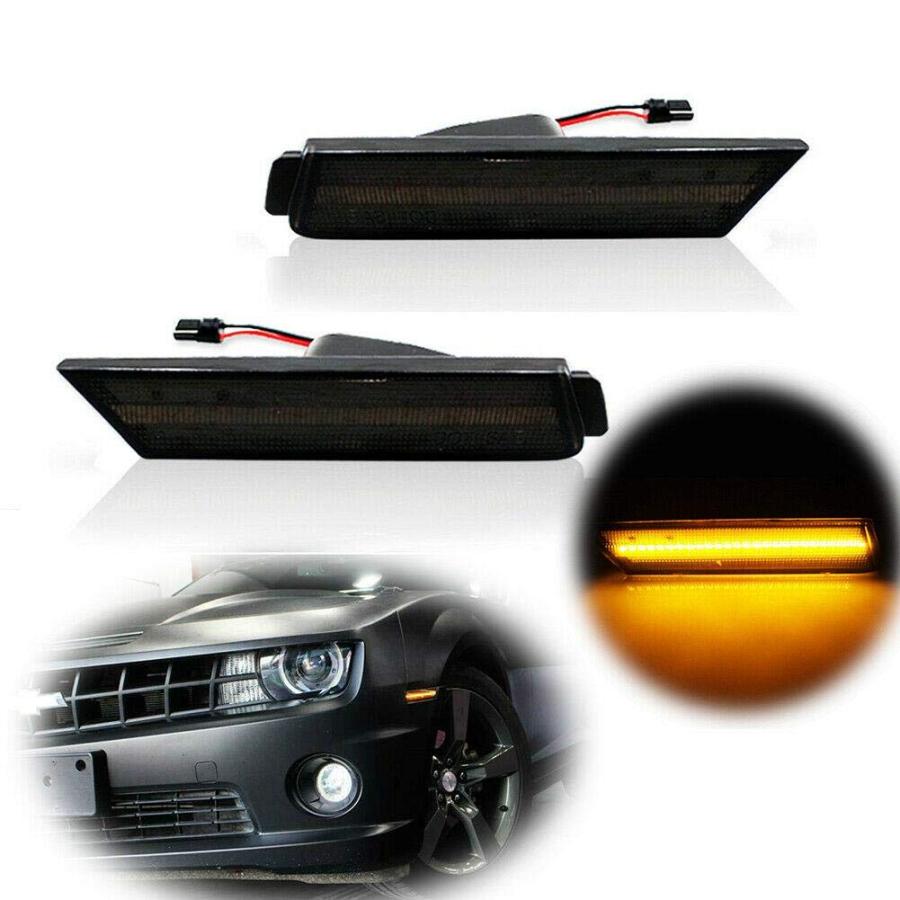【並行輸入品】 alittlepanda Bright TECH Series Smoke Lens Amber LED Side Markerの画像