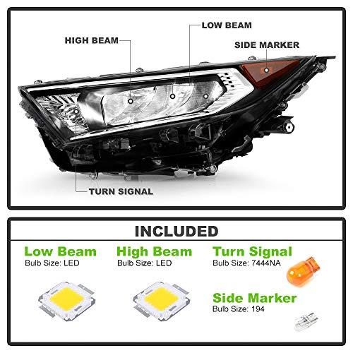 ACANII   For [Non Projector Style] 2019 2021 Toyota RAV4 w/Chrom 並行輸入品の画像