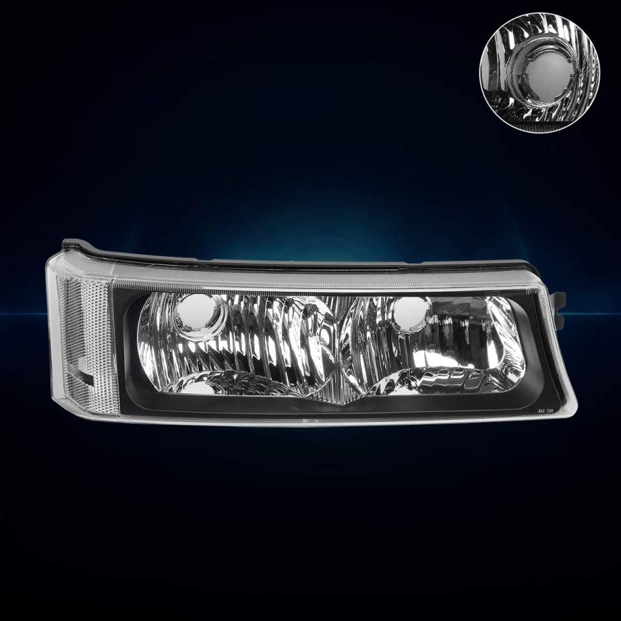 Black Housing Front Bumper Lights+Clear Lens Diamond Corner Sign 並行輸入品_6