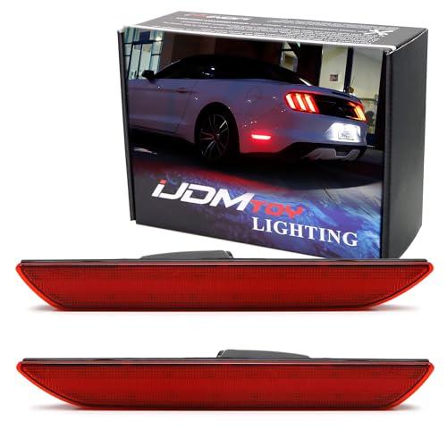 iJDMTOY Red Lens Red Full LED Rear Side Marker Light Kit Compati 並行輸入品の画像