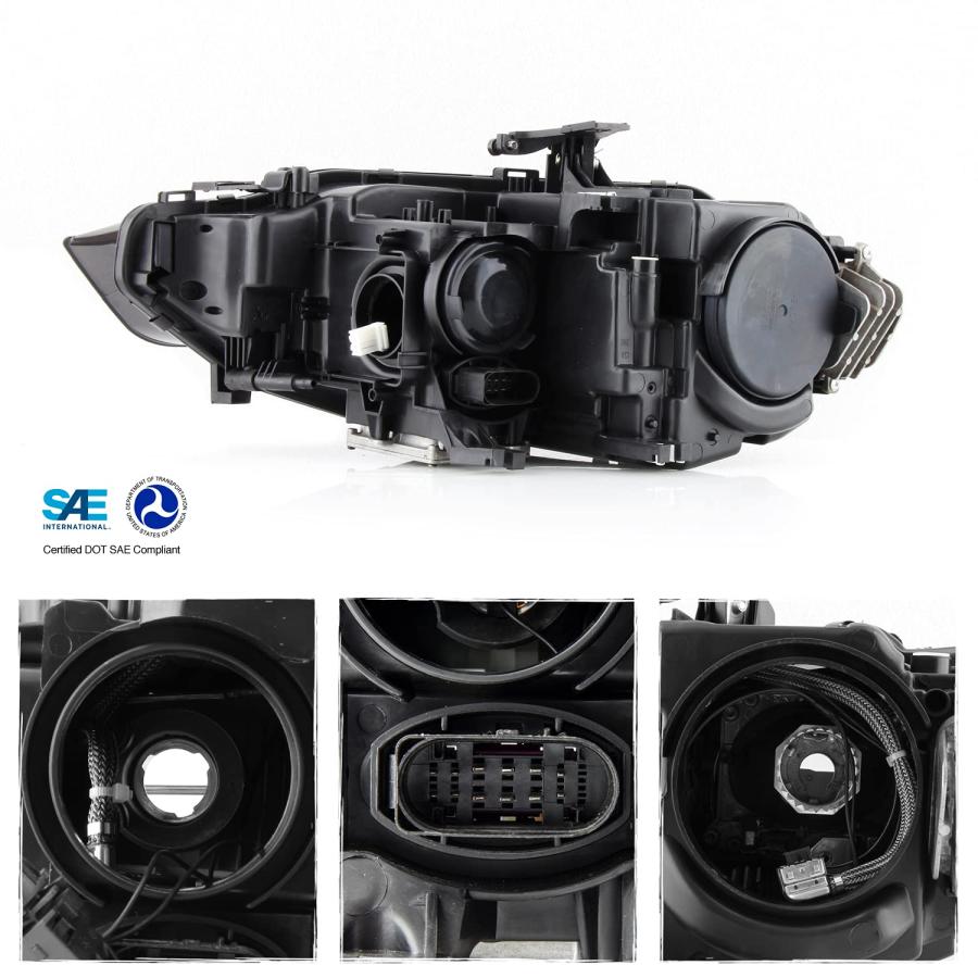 【並行輸入品】 AKKON Fits 2013 2017 Audi A5/A5 Quattro/S5 2 Door [HID/Xenon N_6